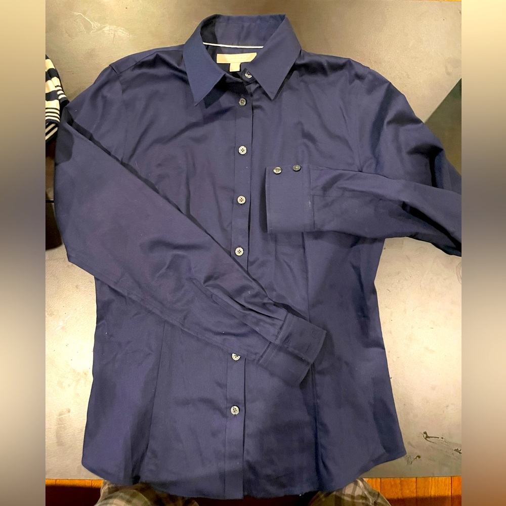 Size 6 back stretch satin Banana Republic shirt